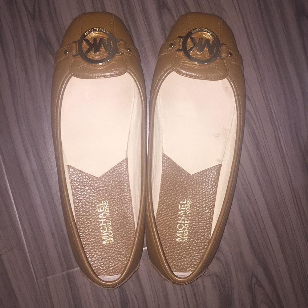 Michael KORS Fulton Flats in Luggage (Tan/Brown)